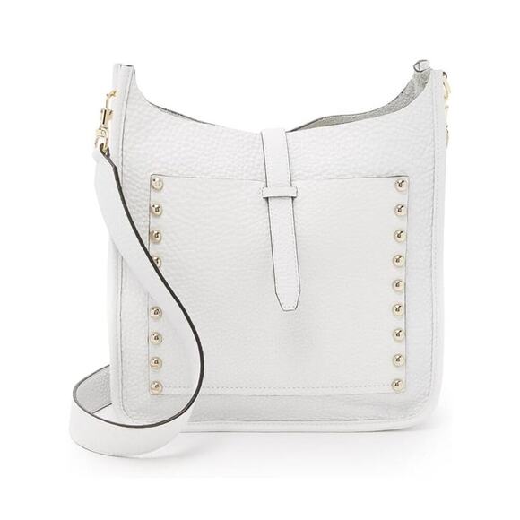 Rebecca Minkoff Unlined Feed Crossbody Bag White - Picture 1 of 4